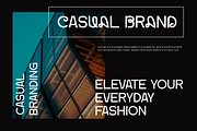 Gumoye Modern Experimental Bold Font, a Sans Serif Font by QR Design Studio (Thumbnail 4 of 11)