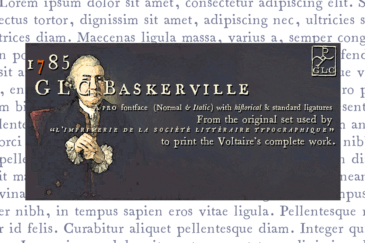 1785 GLC Baskerville PRO Set