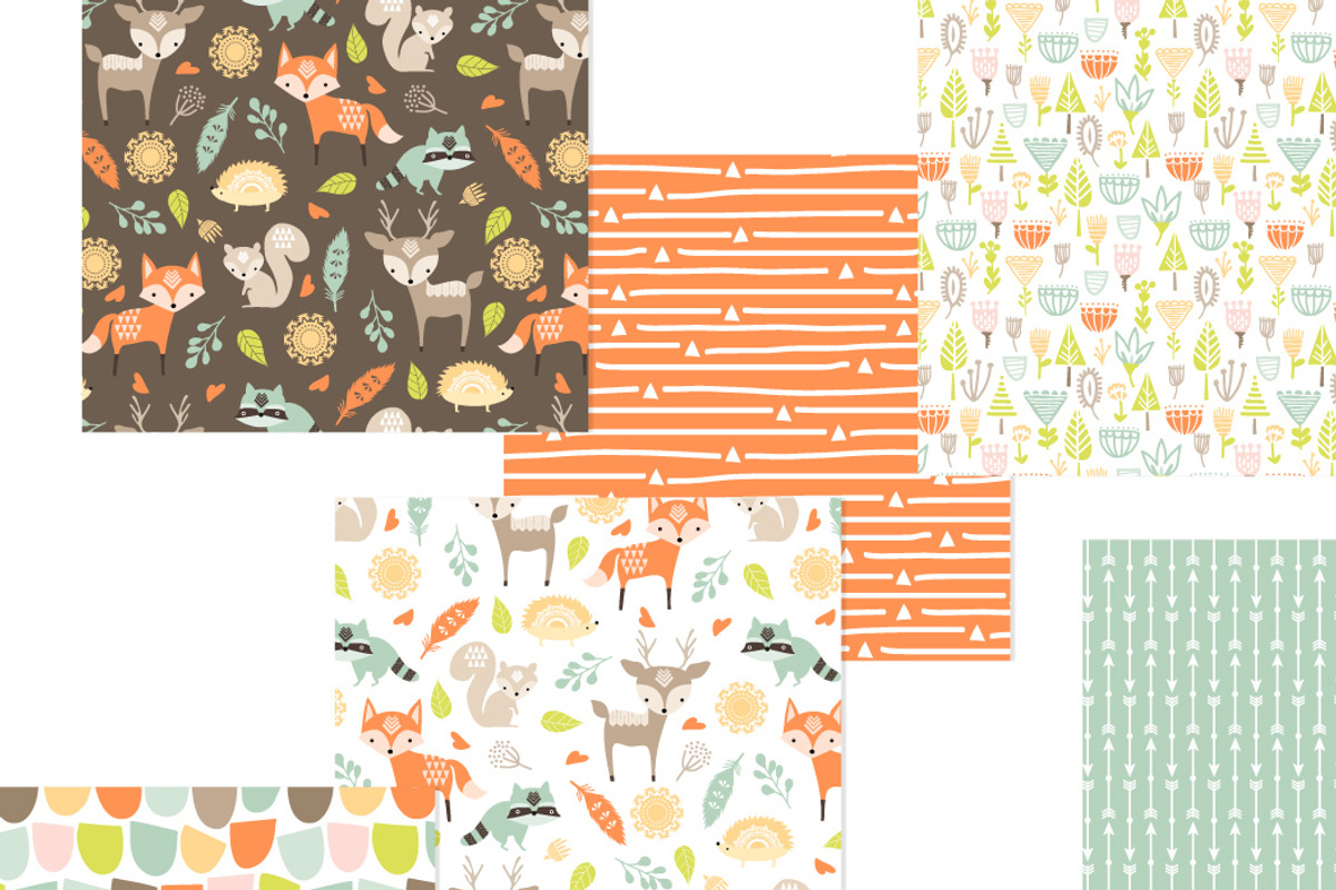Baby Woodland Design Pack, an Animal Illustration by Wild Twig Co (Photo 12 of 12)