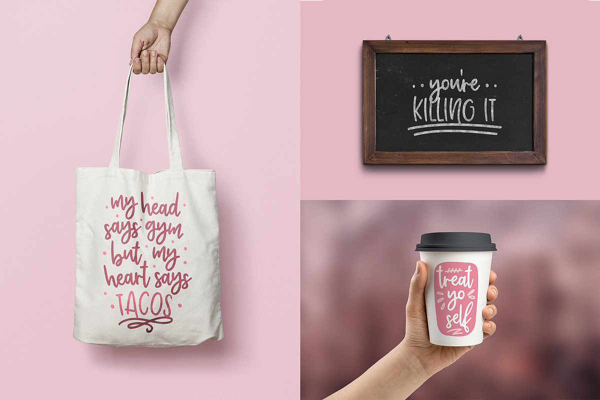 Adorbs, a monoline script font preview 5
