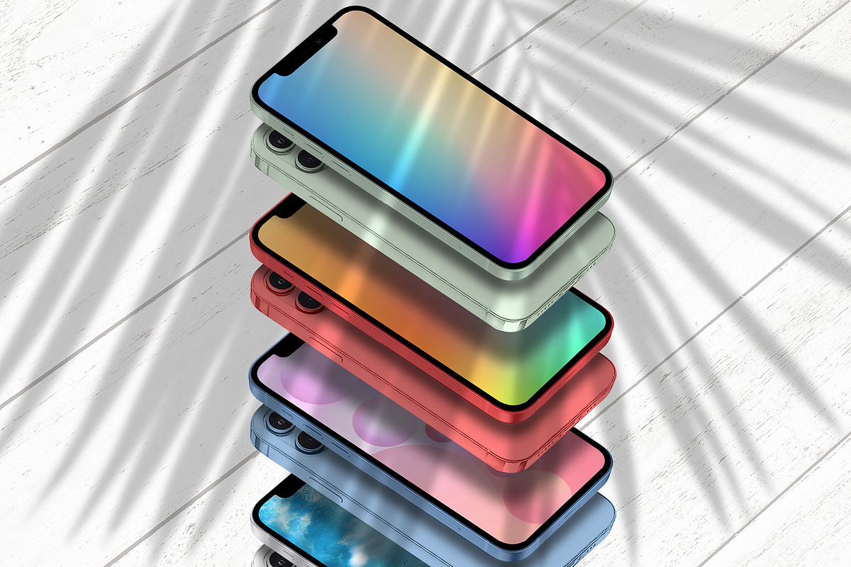 3D iPhone Presentation Mock-Up 08, an iPhone Mockup by Graphicsworld125 (Photo 4 of 8)