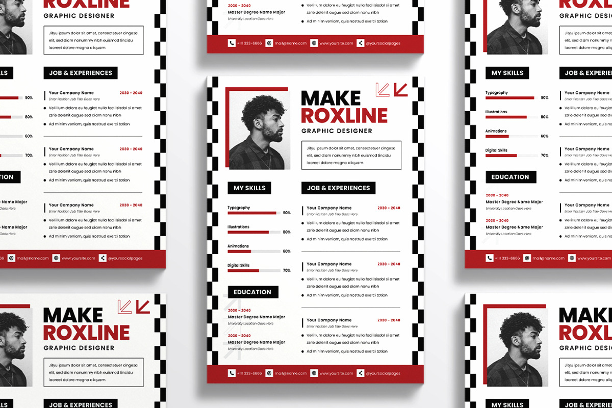 Minimalist Resume CV, a Resume Template by dokudokunomi (Photo 4 of 4)