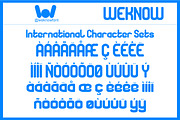 Afterthought font, a Sans Serif Font by weknow (Thumbnail 8 of 8)