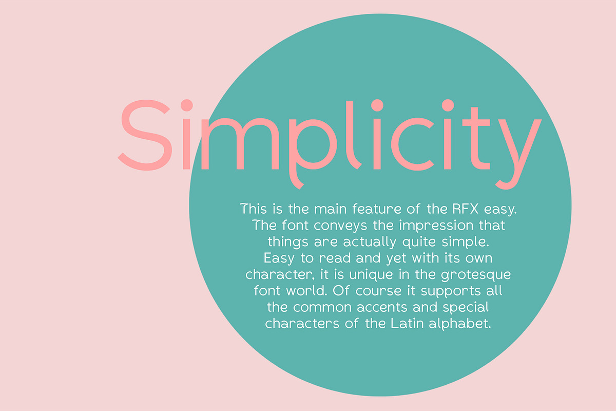 RFX easy Font-Package, a Sans Serif Font by Xaver DesignStudio (Photo 2 of 8)