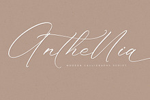 Anthellia Modern Calligraphy Script