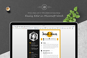 Professional Creative Resume / CV, a Resume Template by ResumeInventor (Thumbnail 5 of 6)