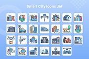Smart City Icons Set - Filled Line, an Icon by Kmg Design (Thumbnail 2 of 2)