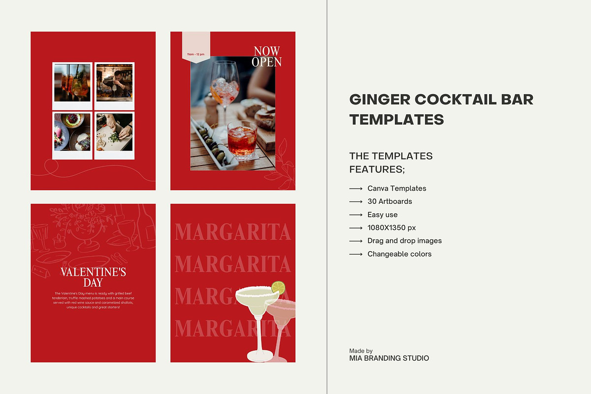 Ginger Bar Templates | Canva preview 7