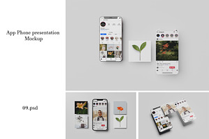 Phone Screen Presentation Mockup, a Print Template by Akaimockup