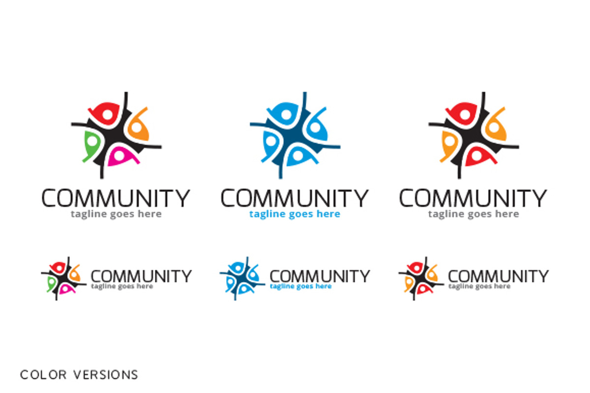 Community Logo Template, a Branding & Logo Template by gunaonedesign