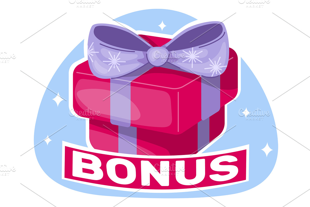 Added bonus with holiday gift box, an Object Illustration by Vectorbuum