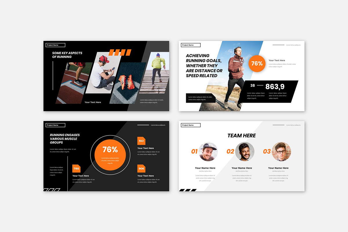 Running Athlete Sport Google Slides, a Presentation Template by Robs Daily Design (Photo 9 of 10)