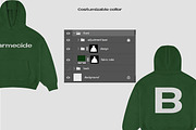Knitted pullover hoodie mockup, a Hoody Mockup by Barmecide Mockup Studio (Thumbnail 3 of 3)