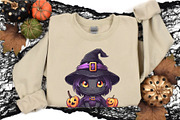 Cute Halloween Kawaii Cats. Sticker., an Animal Illustration by KENO Mascots (Thumbnail 4 of 8)