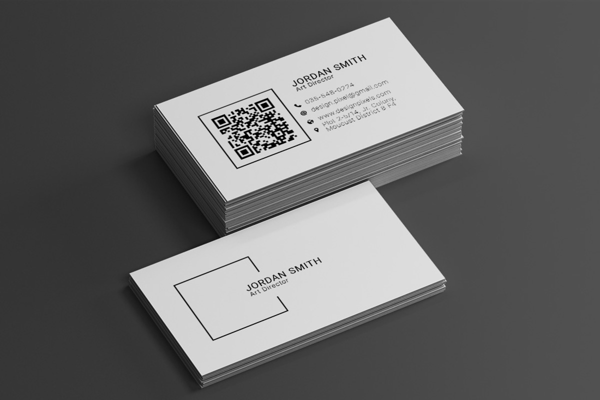 Simple Minimal Business Card, a Business Card Template by Saman Osama (Photo 3 of 5)