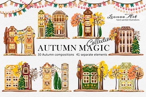 Autumn Magic Clip Art Set