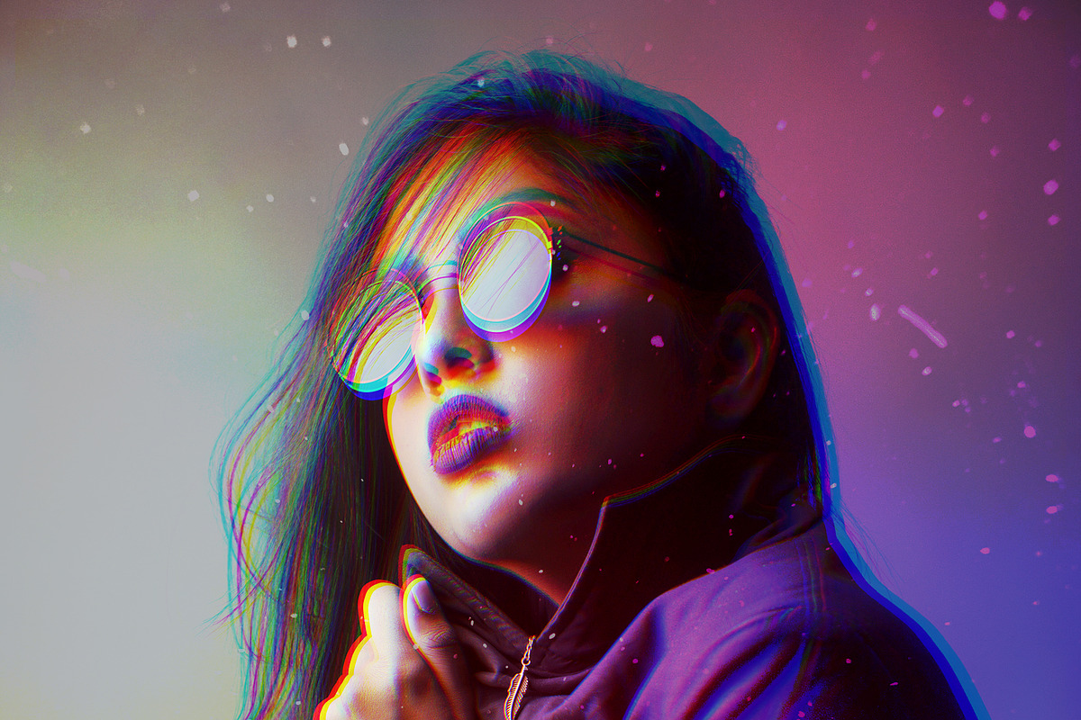 Anaglyph 3D Effect Photoshop, an Action Add-On by liptouse (Photo 3 of 14)