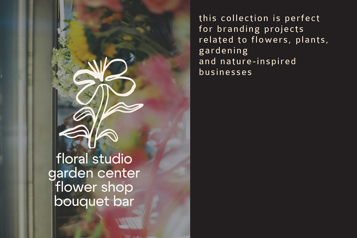 Quirky Florals Hand Drawn collection, an Object Illustration by Lena Nikolaeva (Photo 10 of 12)