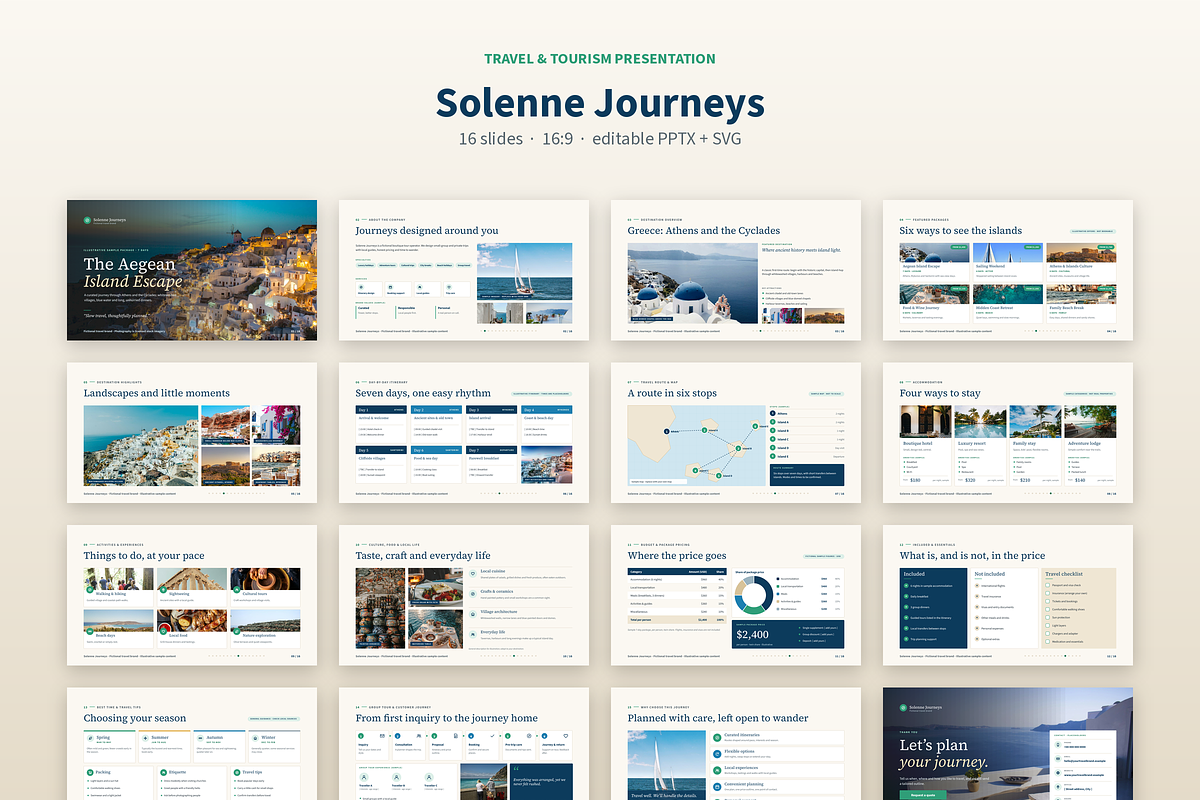 Travel & Tourism Presentation, a Presentation Template by novexora (Photo 5 of 5)