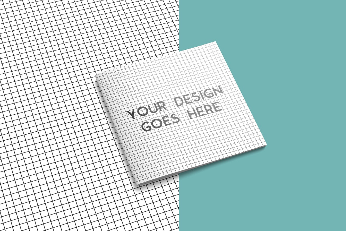 Square Brochure Mockup, a Print Template by graphiccrew (Photo 2 of 9)