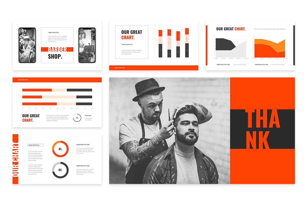Barbery - Barbershop Powerpoint, a Presentation Template by Design Persona (Photo 5 of 5)
