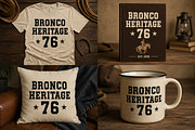 Bronco Heritage, a Slab Serif Font by Wow Magic (Thumbnail 2 of 5)
