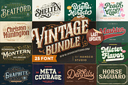 Amazed Vintage Font Bundle - SALE!, a Serif Font by HansCo Studio (Thumbnail 1 of 13)