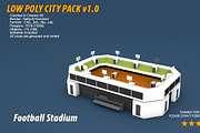 Low Poly City Pack 1, an Architecture 3D Model by multimedia4ds (Thumbnail 8 of 40)