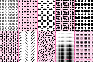 Polka Dot Procreate Brush Set