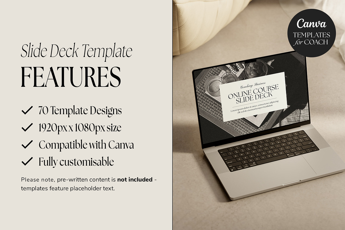 Life Coach Slide Deck CANVA, a Presentation Template by Studio Loire (Photo 2 of 10)