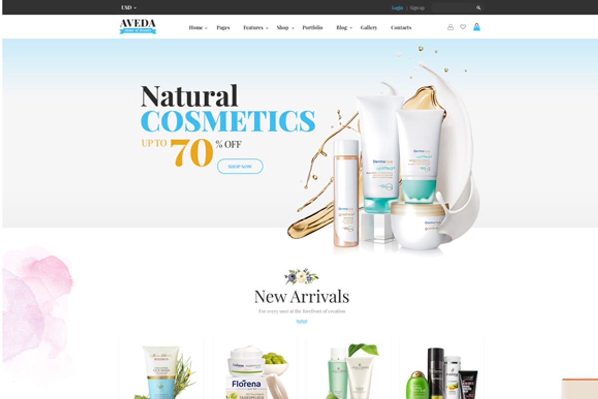 Magento 2 Aveda, a Websites & App Template by Puzzthemes (Photo 3 of 3)