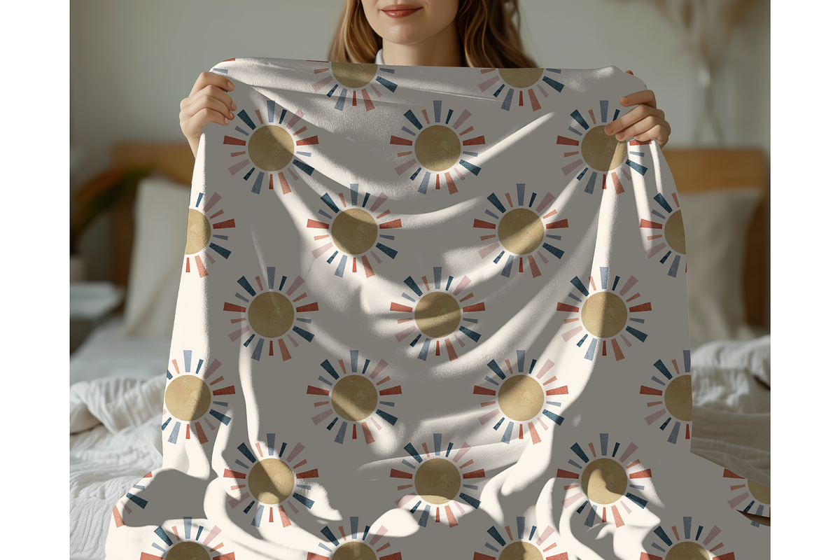 Boho Sunburst Seamless Pattern, a Pattern Graphic by OwlAndFern (Photo 3 of 12)