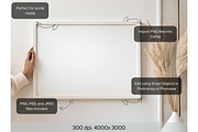 Minimal Hand-Held Horizontal Frame, a Product Mockup by MockupWizard (Thumbnail 2 of 4)