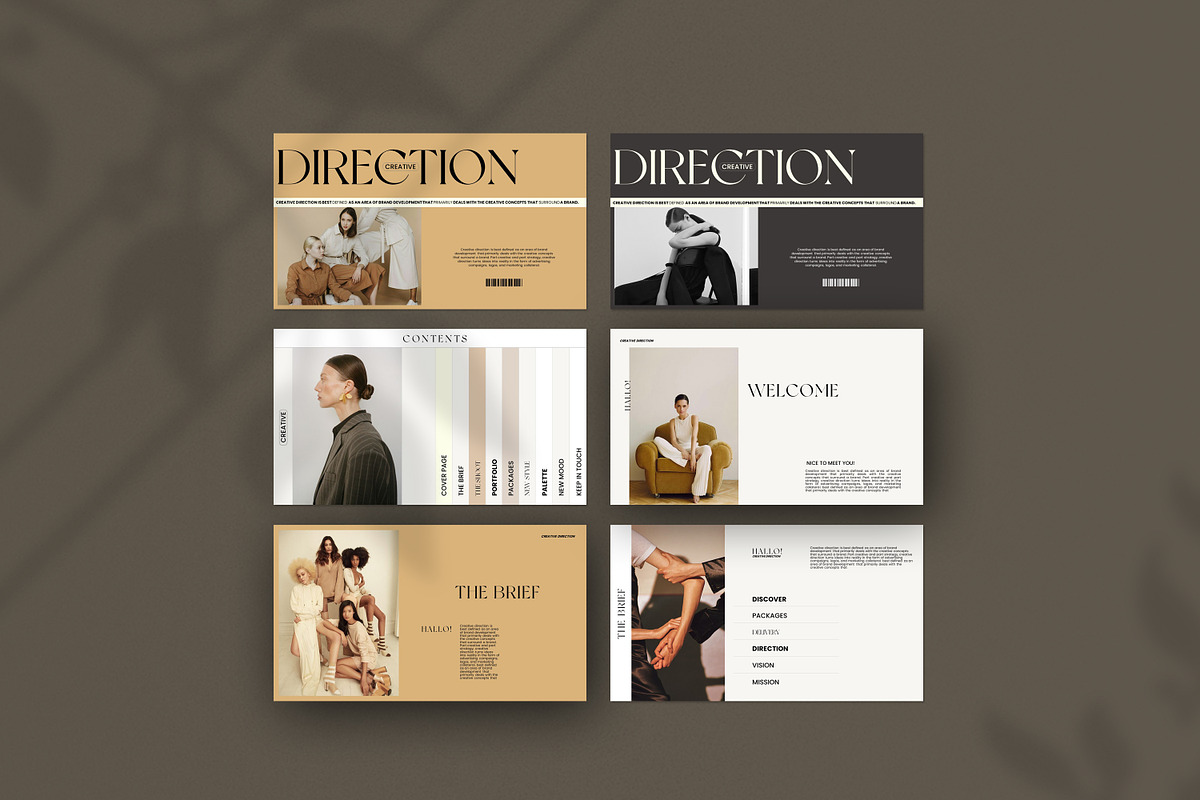 Creative Direction Template, a Presentation Template by Studio Industry