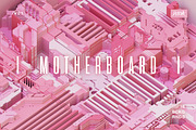Motherboard | 3D Circuit Backgrounds, a Background Graphic by dvtchk (Thumbnail 10 of 12)