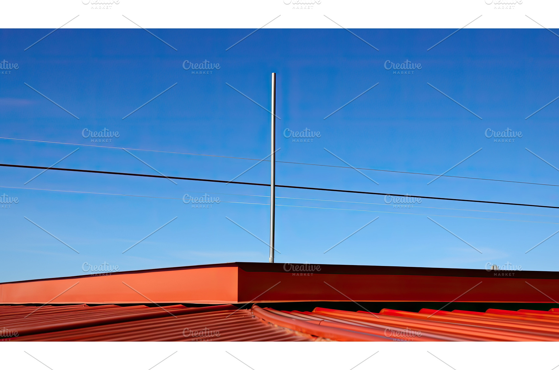 design rooftop antenna ai generated, an Architecture Photo by pikepicture