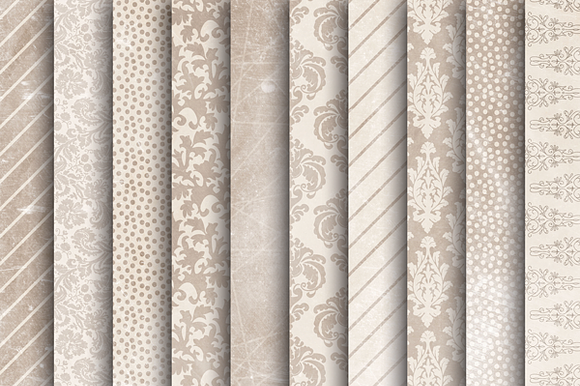 Wedding Damask Digital Papers