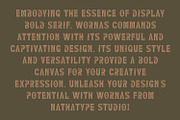 Wornas, a Serif Font by Nathatype (Thumbnail 3 of 11)