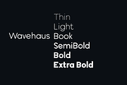 Wavehaus Sans Typeface, a Sans Serif Font by grahampaterson (Thumbnail 2 of 6)