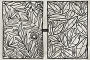 NATURE coloring pages, a Texture Illustration by HEYYAY (Thumbnail 4 of 9)