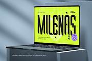 MILENAS - Modern Sans Serif, a Sans Serif Font by delipensil (Thumbnail 2 of 8)