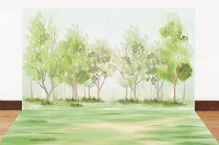 Party Project - Backdrop Woodland