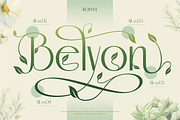 Rolyna, a Sans Serif Font by Burntilldead (Thumbnail 10 of 12)