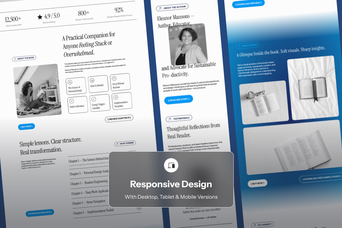 Mansons - Educational Ebook Landing, a Landing Page Template by twinstd (Photo 4 of 5)