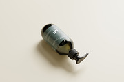 Dark Green Pump Bottle Mockups, a Packaging Mockup by MockupFree.Net (Thumbnail 5 of 8)