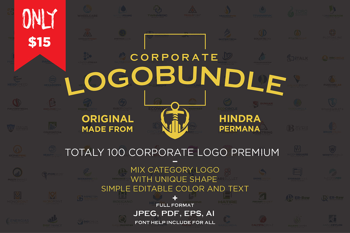 Corporate Logo Bundle, a Branding & Logo Template by ndroadv (Photo 1 of 11)