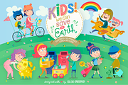 Kids, we can save the Earth, an Illustration by Isa De Gregorio (Thumbnail 1 of 9)