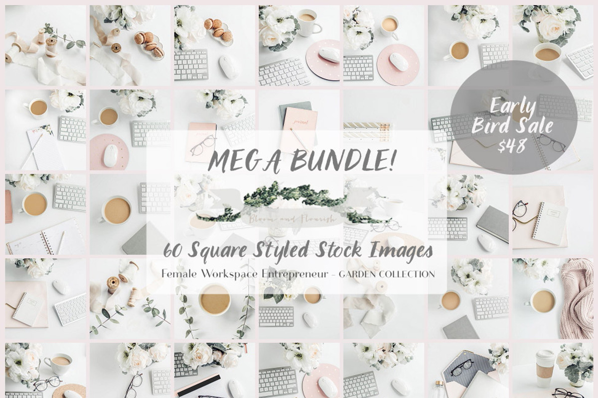 Mega Bundle- 60 Stock Photos Insta, a Graphic by Bloom and Flourish (Photo 2 of 12)