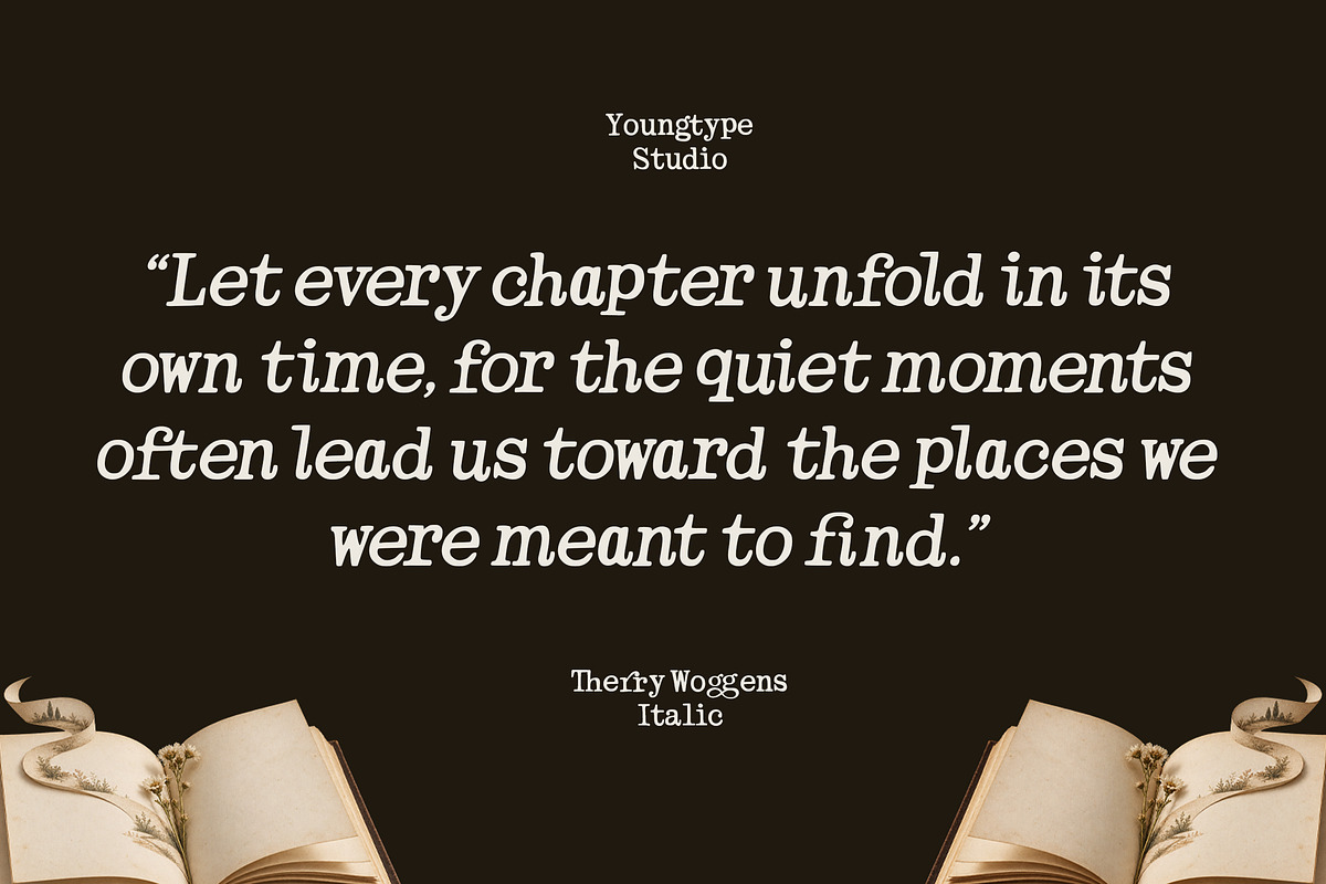 Therry Woggens - Handwritten, a Handwritten Font by Youngtype.Std (Photo 15 of 15)