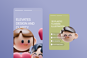 3D People Head Illustration, an Object Graphic by Illustrava (Thumbnail 5 of 7)